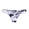 Underpants Men's Underwear Printed Briefs Ice Silk / Traceless Youth Sexy U-convex Bikini Small