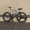 Ruote per bici Track Fixie Bike Flipflop Wheel Rim Hight 70mm Front Rear 32H Hub Single Speed Bicycle Wheelset Fixed Gear Lega di alluminio 221028