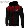 jacketMen Ets Hoodi Bmw m Imprimer Manteaux Zipper Cardigan Homme Survêtement Mode Gymnases Et Hommes Sweat À Capuche Tissu Streetwear