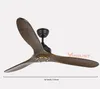 Nordic Village Wooden Ceiling Fan Industrial Fans Decorative Home Restaurant With Remote Control