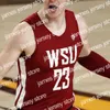 College-Basketball trägt maßgeschneiderte Washington State Cougars WSU College-Basketball-Trikots von Klay Thompson, Noah Williams und Michael Flower2138549