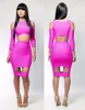 Casual Dresses Long Sleeve Bodycon Cut Out Midi White Black Solid Club Bandage Summer Dress Hollow