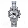 Wristwatches Geneva Classic Luxury Ladies Rhinestone Watch Gold Women Watches Fashion Diamond Female Clock Relogio Feminino