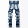 Jeans Ripped Hole Biker Spring Autumn Slim Stretch Mendics calças moda calça de jeans casual de algodão 29-42 Pantalones