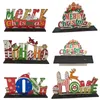 Christmas Decorations Merry Wooden Santa Claus Decoration For Home Gifts Xmas Ornaments Navidad Desktop Decor Year 2022 Noel