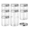 Förvaringsflaskor burkar 20st 30506080100120150ml tom plast klar kosmetisk makeup container burk ansikte grädde prov kruka 221028