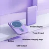 Externt batteripaket Portable Magnetic Power Banks High Capacity Charger Wireless Fast Charging för iPhone Xiaomi