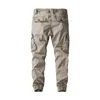 Pantalons pour hommes Cargo Hommes Militaire Casual Coton Multi-Poches Pantalon Homme Couleur Unie En Plein Air Trekking Voyage Travail MA423
