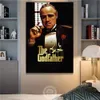 Quadro su tela Il padrino Poster Film classico 50 ° anniversario Stampe vintage Retro Wall Art Picture Room Decorazione della casa Unframe