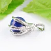 Natural Stone Lapis Lazuli Pendants Round Ball Bead Dragon Claw Crystal Reiki Chakra Women Dangle Pendant Gift N3113