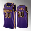 Homens personalizados Damian Jones 2022-2023 Camisa de basquete Camisa Edição Clássica Branco Declaração Roxo Ouro