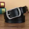 Gürtel 3,3 cm Breite Männer Pin Schnalle Gürtel Original Rindsleder Echtes Leder Für Luxus Strap Männlich Hohe Qualität Casual G813