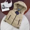 23s Women's Vests Jackets Fashion Short Hooded Vest Long Style Slim Top Zipper Outwear Windbreaker Pocket Outsize Lady Warm Coats S-L