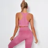 Yoga -outfit sfit top vrouwen naadloze sport beha running brassiere workout gym fitness sport hoge impact gevarenteerde ondergoed vest tank