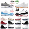 2023 men women 11s basketball shoes Cool Grey Concord Low Cherry Snake Navy outdoor mens sports trainer size 5.5-13 Jordam JERDON