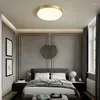 Plafonniers Tout Cuivre Chambre Lampe Simple Chambre Moderne Haute Qualité Nordique Chaud Romantique Étude Creative Led
