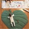 Carpets 1PCS Cotton Soft Baby Kids Game Mat For Livingroom And Bedroom Rug 110cm Leaf Shape Carpet