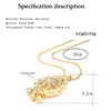 펜던트 목걸이 Sunspicems 18K 금색 모로코 알제리 웨딩 목걸이 아라비아 여성 해바라기 카프탄 보석 신부 Bijoux