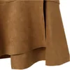 Multi spódnice zamsz seksowna kolor midi ołówek Kobiety Nieregularny 2022 Moda elastyczna wysoka talia Office Lady Bodycon Saias