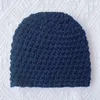 Accessoires de cheveux couleur unie Born Beanie chaud bébé chapeau Crochet tricot garçon filles chapeaux automne hiver plus chaud Bonnet casquettes infantile chapeaux