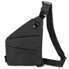 Bolsas ao ar livre Men's Bag Sling Pack Slim Crossbody Backpack