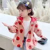 Coat Spring Autumn Cute Children's Clothing Jacket Windbreaker For Girls Raincoat Outerwear Baby Children Outwear Child Female