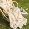 Blankets 1Pcs Double Layer Thickened Lamb Wool Blanket Small Fresh Lunch Banket Autumn And Winter Warm Car Multi-Function