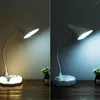 Table Lamps Led Desk Lamp 3 Modes Folding Usb Rechargeable Eye Protective Touch Control Night Light