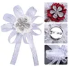 Decorative Flowers Brides And Sisters Wrist Flower Crystal Pearl Simulation Men's Women's Corsage Suit Party Wedding Supplies T056