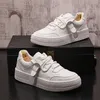 European Style Dres Party Wedding Shoes Spring White Breathable Sports Casual Sneakers Round Toe Thick Bottom Business Driving Walking Loafers Y209