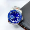 Mens Automatic Mechanical Ceramics Watches 41mm full rostfritt stål badursur Sapphire Luminous Watch Business Casual Montre de Luxe