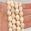 Beads 8x12mm 10x14mm Natural White Angelite Jade Water Drop Loose For Handmade Jewelry Making Diy Bracelet Earring