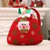 Kerstdecoraties Santa Sack Gift Presents Bag Sneeuwman Candy Tassen Wijn Kousenfles Xmas RRA335