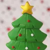 Świąteczne zapasy świąteczne Cake Dekoracja wtyczka żywica Santa Claus Snowman Tree Ornaments Home