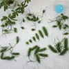 Dekorativa blommor 60st Simulering Pine Needle Plant Multi-specifikation Klar textur Flower Branch Diy Accessories Dec POGRAPH