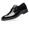 Dres Shoe Leather Men Dressing Formal Lift Shoe Wedding Busines 5,7 Cm Altezza Elevazione Scarpe col tacco alto 220723