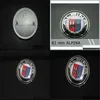 Distintivi per auto 20 Pz/lotto 82Mm Distintivo Dell'emblema Per Alpina Chrome Cofano Cofano E9 E21 E28 E30 E46 E87 E90 Consegna di Goccia 2022 Cellulari Motorcycl Dhrn4