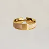 Fashion Classic H Band Rings Designer Designer Mener Ring Men and Women Tain Letters 18K Gold Ring No Bading منع هدايا عطلة الحساسية