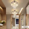 Takljus lyxiga kristallljus glans modern ljuskrona belysning g￥ng lampor lampor gateway