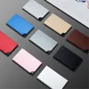 Storage Bags Portable Anti-theft ID Holder Business Thin Aluminium Alloy Metal Wallets Pocket Case Bank For Women Men Card Box