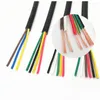 Lighting Accessories 26/24/22/20AWG2/3/4/5/6/10/8/12/14 Core PVC Sheathed Copper Wire Conductor Electric RVV Cable Black Soft