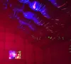 Riesiges 20x20FT großes aufblasbares Nachtclub-Disco-DJ-Party-Beleuchtungszelt für kommerzielle Aktivitäten