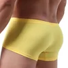 Caleçon IKingsky Boxer extensible à quatre voies pour homme Short taille basse sexy Tronc souple