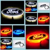 Bildekaler Led 4D Billogolampa 14 5Cmx5 6Cm Sticker Badge Blå/Röd/Vit För Ford Focus Mondeo Drop Delivery 2022 Mobiler Motor Dhtzc