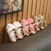 Baby sandalen 1-6 jaar oud meisje prinsesschoenen baotou zomer kinderen peuter schoenen zachte bodem holle sandalen non-slip fla 220426