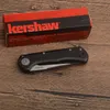 Kershaw Showtime 1955 전술 접이식 나이프 8cr13mov 블레이드 57hrc 군용 캠핑 포켓 유틸리티 야외 생존 구조 EDC 도구 Knifes