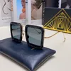 럭셔리 여성 선글라스 디자이너 KARLSSON 금속 거울 다리 풀 스타 플래시 패션 요소 브랜드 선글라스의 원래 상자를 장식