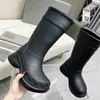 Men Women Rain Boots Designers Boot Drica Bottled Non Slip Rubber Rubber Platform Bootie Fashion Knight Boot Color مع Box 36-456168075