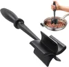 Manual Meat Grinders Non Stick Heat Resistant Nylon Chopper Utensil Mix Chop for Hamburger and Ground Beef b1031