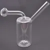 Venta al por mayor Travel Mini clear Hookah glass oil burner pipe Pyrex Ash Catcher agua dab rig bong pipas para fumar